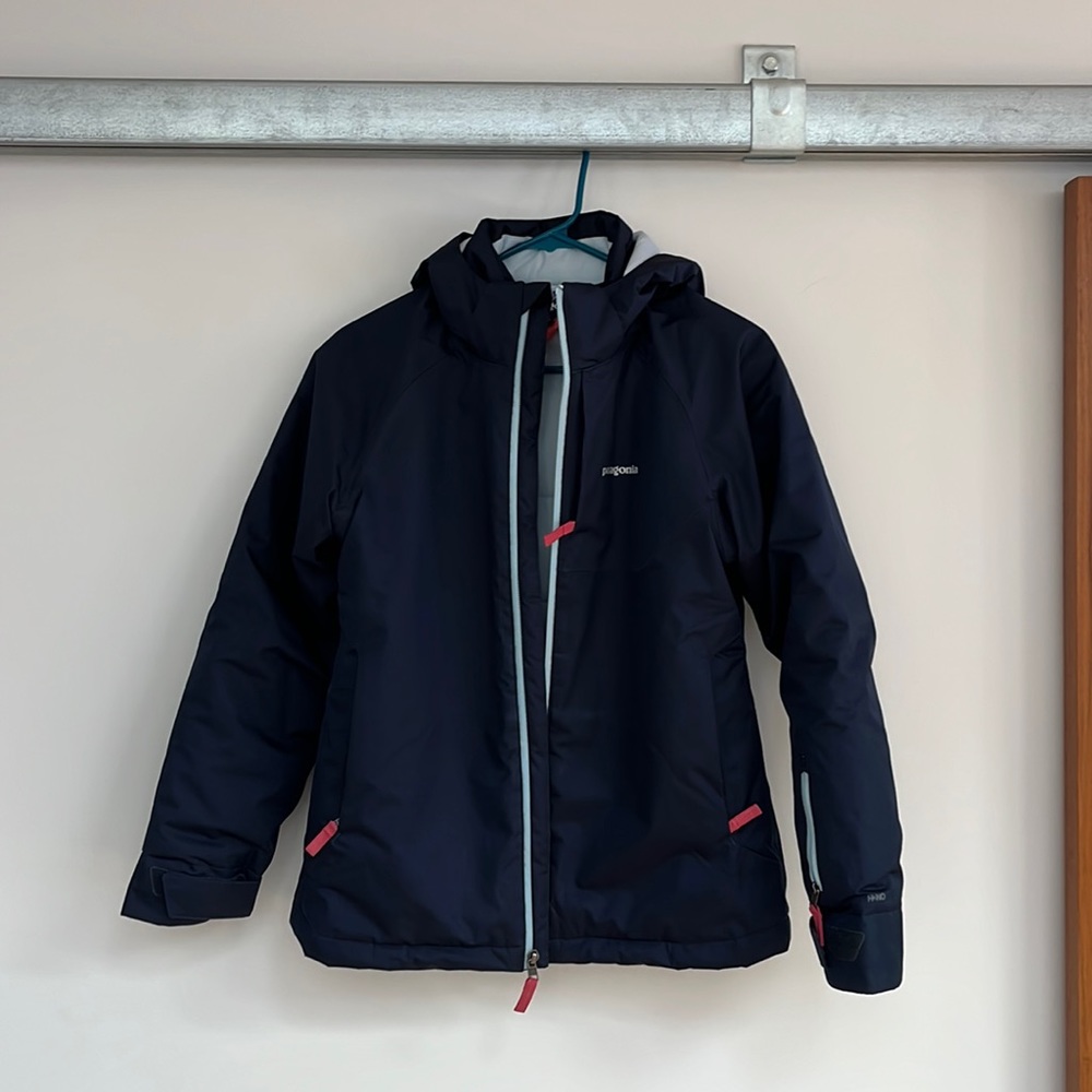 Patagonia Snowbelle ski jacket girls size 14 (XL) Navy